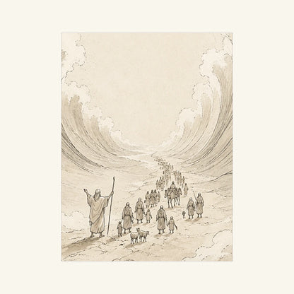 Crossing Through Parted Seas